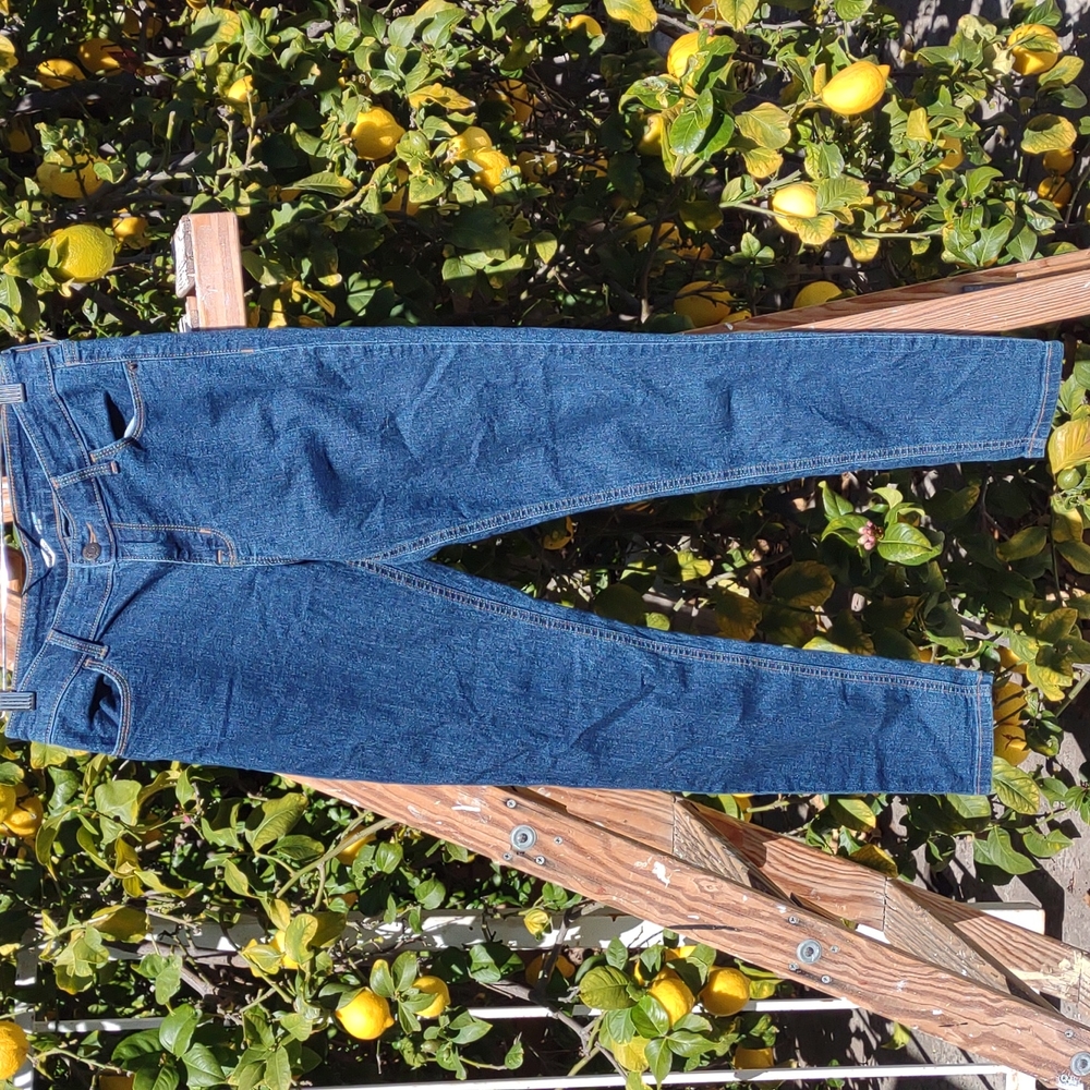 Old Navy Super Skinny Mid Rise Dark Wash Jeans 4